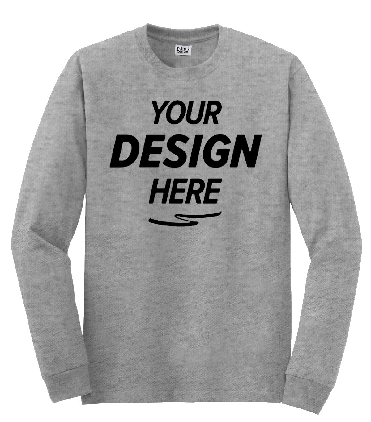 Custom Heavy Cotton Long Sleeves (100 pcs)