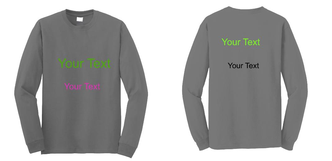 50 Heavy Cotton Long Sleeves ONLY $699 + Free Shipping