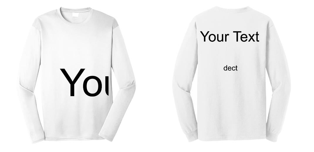 Custom Dri Fit Long Sleeve (50 pcs)