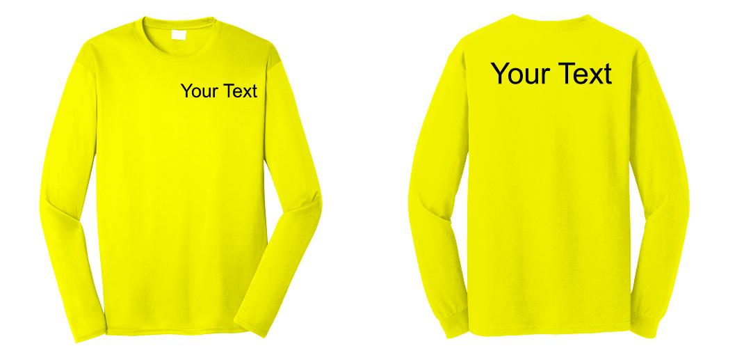 Custom Dri Fit Long Sleeve (50 pcs)