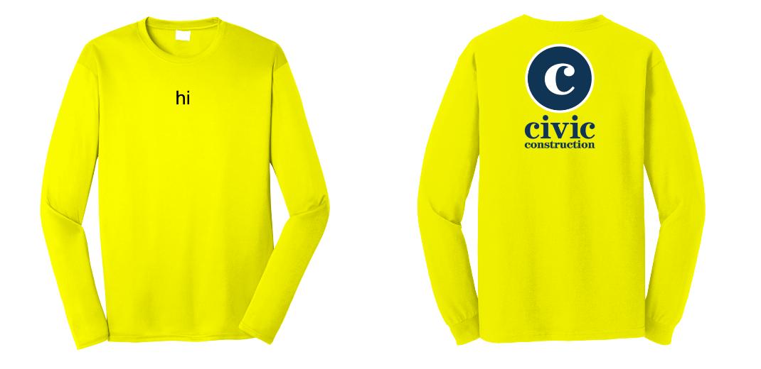 Custom Dri Fit Long Sleeve (50 pcs)
