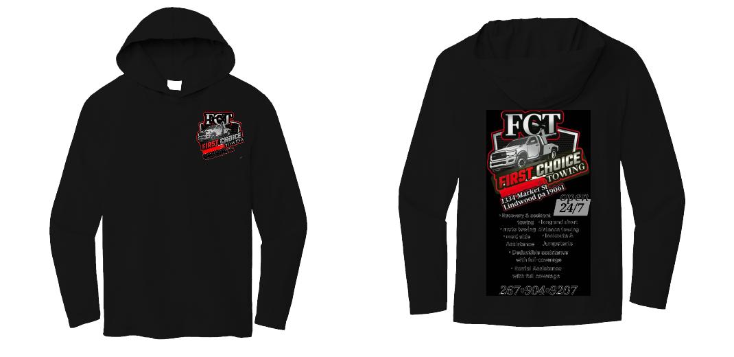 Custom Dri Fit  Hooded Long Sleeve (100 pcs)
