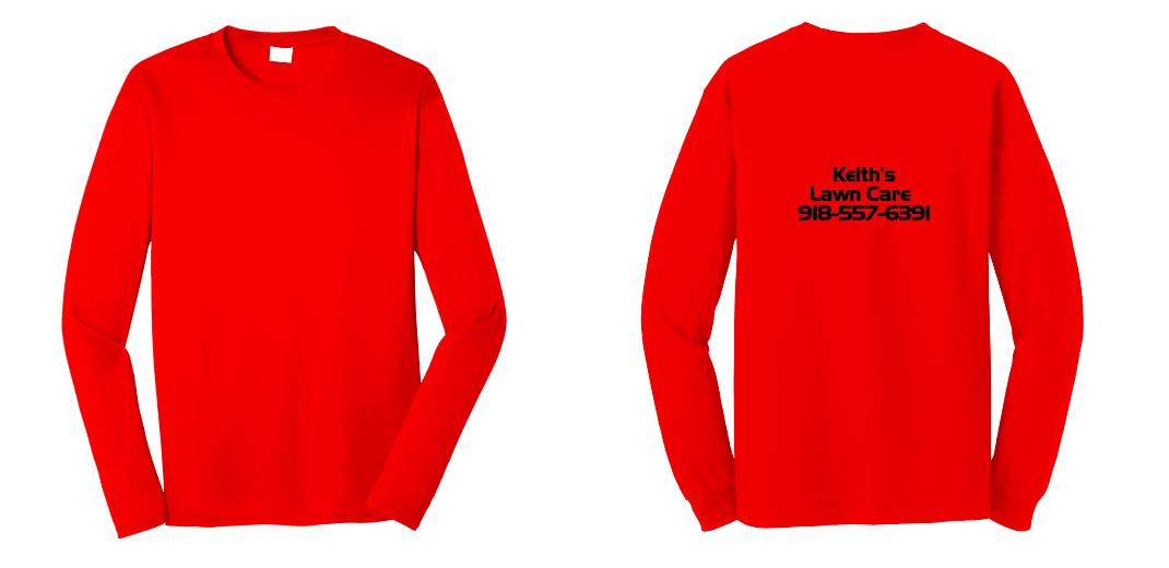 Custom Dri Fit Long Sleeve (50 pcs)