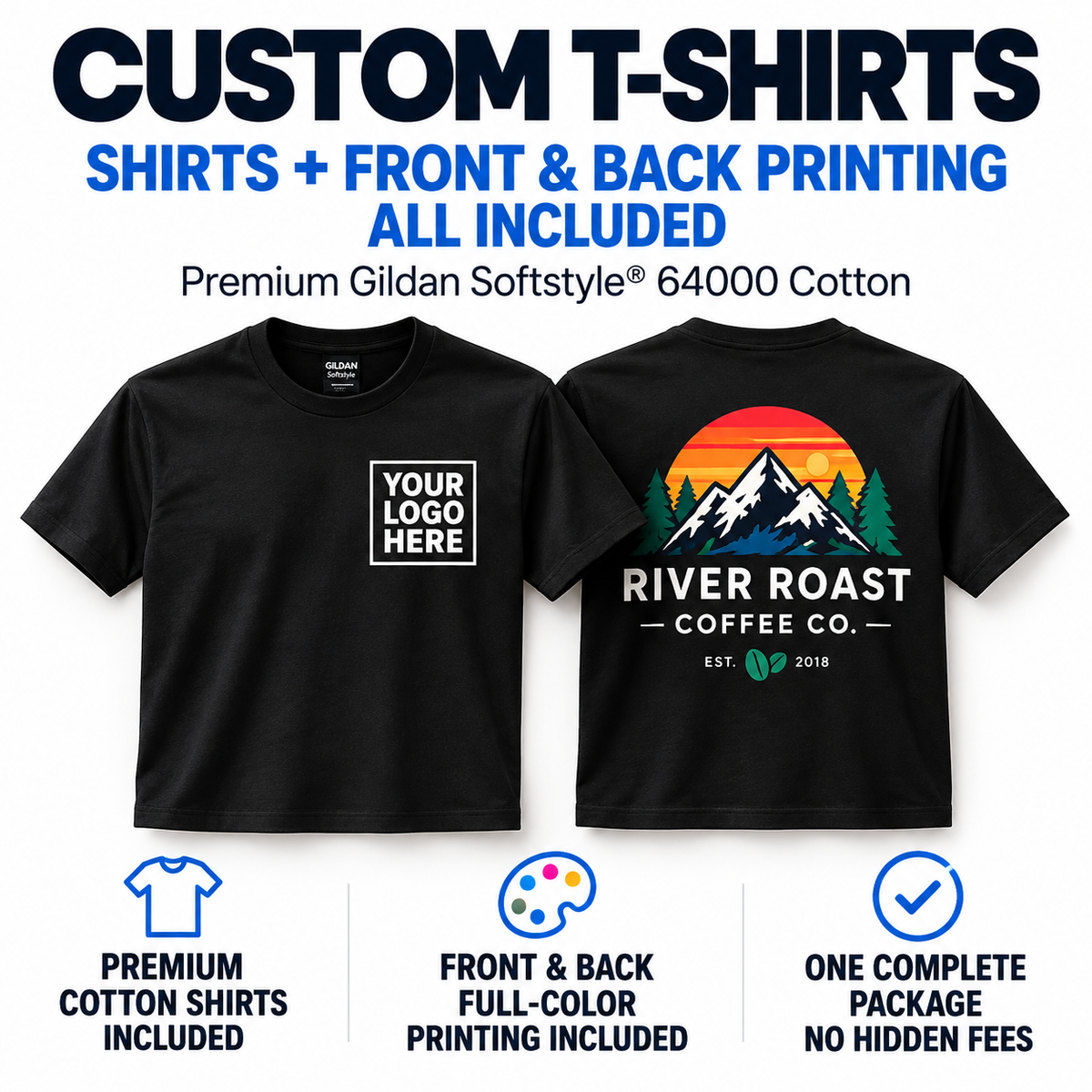 Gildan Softstyle® 64000 T-Shirt Packages