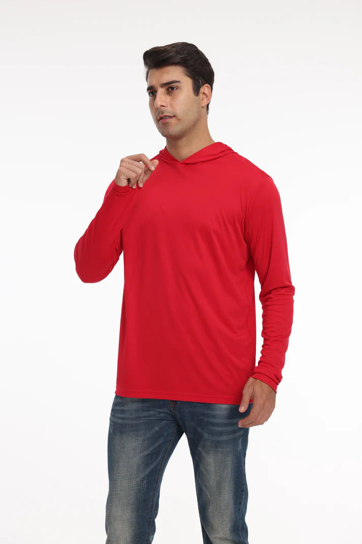 Lightweight Dry Fit Hooded Pullover